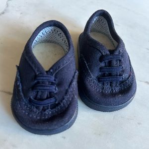 American Girl Navy canvas doll shoes